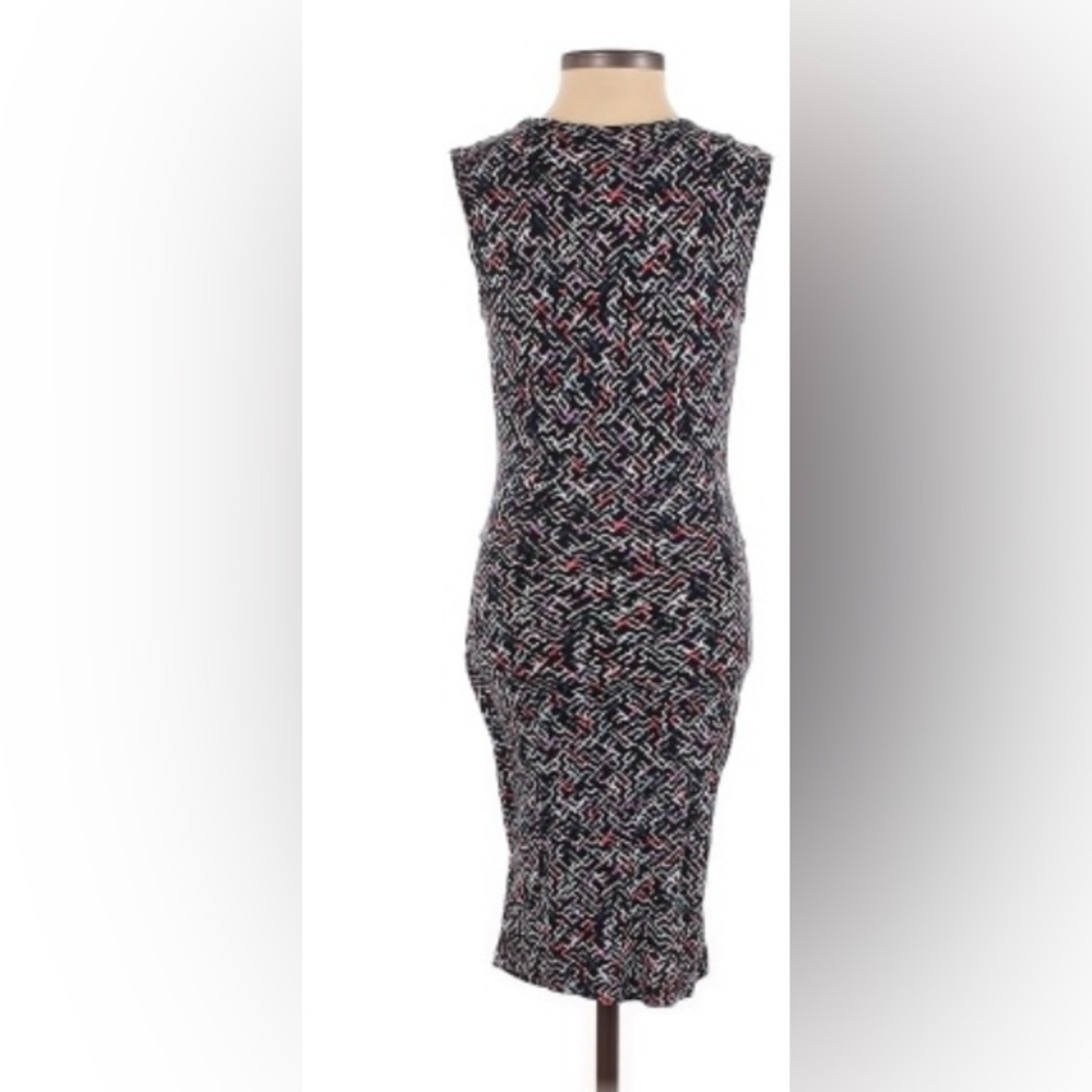 French Connection Multicolor Patterned Keyhole Fa… - image 2